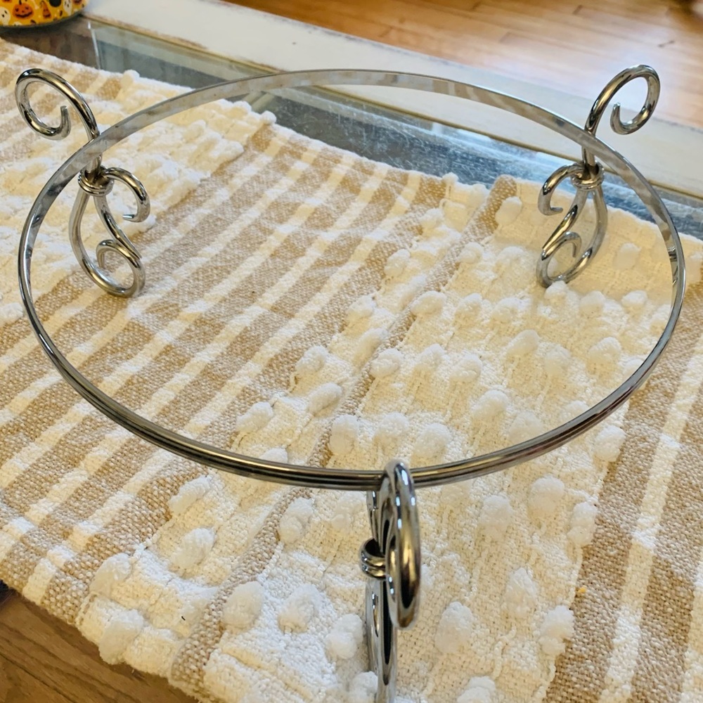 PartyLite White Radiance 3Wick Holder